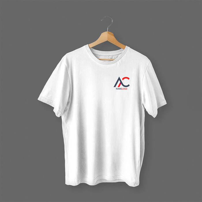 T-shirt με έγχρωμη εκτύπωση