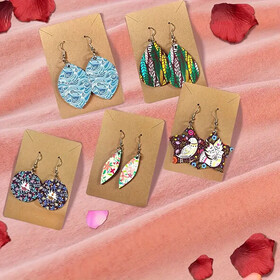 Σκουλαρίκια με δικό σας θέμα εκτύπωσης