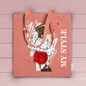 Τσάντα με μακρύ χερούλι με δική σας φωτογραφία