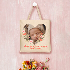 Τσάντα με μακρύ χερούλι με δικό σας θέμα εκτύπωσης