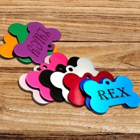 Μεταλλική ταυτότητα σκύλου με δικό σας θέμα εκτύπωσης ή χάραξης #1