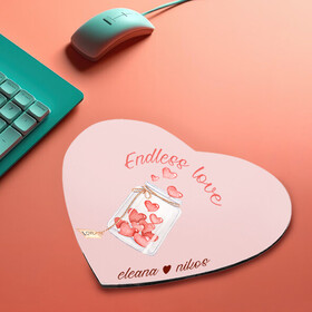 Mousepad καρδούλα με δική σας εκτύπωση